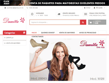 Tablet Screenshot of damita.com.mx